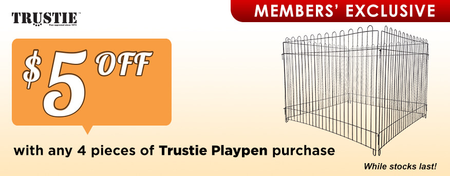 Trustie Playpen Promotion
